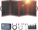 220w 18v Portable Solar Panel Kit Solar Charger with Controller 2 USB Output To Charge 12v Batteries,Emergency Power