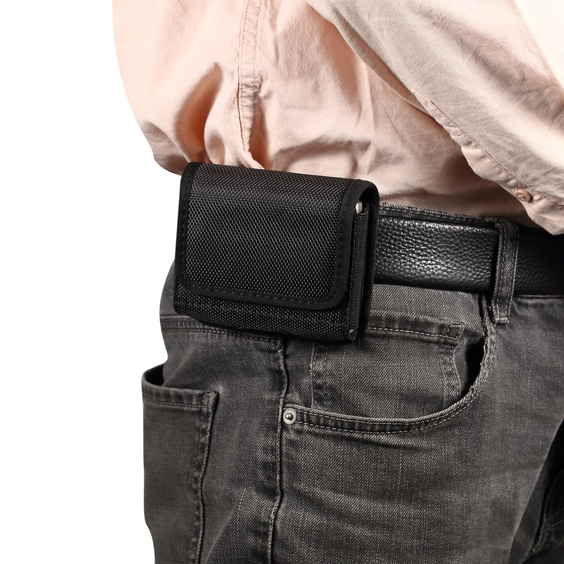 Oxford Waterproof Belt Clip Case Men Waist Bag For Samsung Z Flip 5 4 3,Galaxy Flip5 Flip4,Moto Razr 40 Ultra 5G Holster Pouch