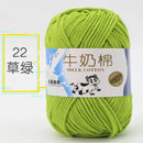 2Pcs Milk Cotton Knitting Yarn Soft Warm Yarn for Hand Knitting Worsted Crochet Threads Wool Line for Handmade