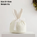 1pc Velvet Easter Bags Cute Bunny Gift Packing Bags Dropshipping Rabbit Chocolate Candy Wedding Birthday Party Decoration 2025