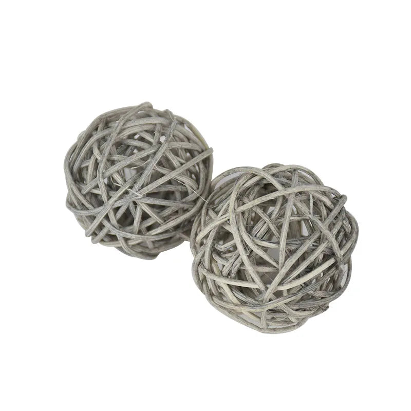 10pcs-Home Decorative Balls Rattan Craft Christmas Birthday Wedding Baby Shower Party DIY Ornament Decoraitons