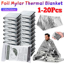 1-20pcs Emergency Mylar Thermal Blanket Foil Space Blanket Designed for NASA Body Warmer Outdoor First Aid Camping Hiking Travel