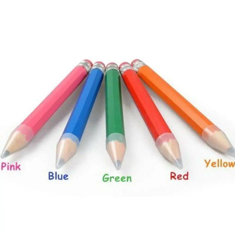 Wooden Giant Pencil Large Wood Pencil Huge Pencil Fun Gift Novelty Toy Creative Stationery With Eraser