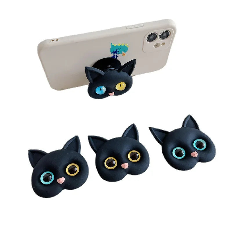 Air Sac Phone Holder  Korean INS  3D Cat Cellphone Finger Ring Stand  Mobile Phone Accessories for Iphone