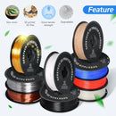 Geeetech Standard PLA Filament 1kg 1.75mm 3D Printer Plastic Material, Accuracy 0.03mm, multiple colour, Fit Most FDM Printer