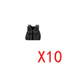 WW2 Military Building Blocks Mini Bricks Solider Figures Gifts Weapon Equipment Accessories USA Greman Vests Armor Toys For Kids