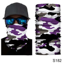 Camouflage Cycling Face Mask Scarf Neck Gaiter Men Seamless Bandana Women Headband Balaclava Tube Face Shield