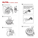 Autel MX Sensor MaxiTPMS Pad Tire Pressure Programming Monitor MX-Sensor Programmer TPMS Tool Tire Repair Tools 433 315MHZ