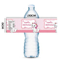 Pink Marie Cat Bottle Sticker Labels Girl Happy Birthday Party Supplies Baby Shower Disney The AristoCats Decoration Stickers