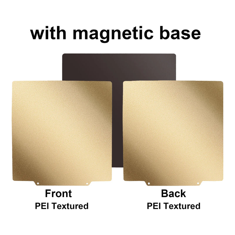 Heated Bed PEI Double side Textured Build Plate 184/220/235/257/300/310mm Magnetic Plate For Bambulab Series/Ender-3 S1 CR10