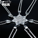 7pcs Clavicula Nox Stainless Steel Pendant BFF Necklace Hidden Jewelry Satan Goetia symbol Shirt Patch cadenas mujer N1020