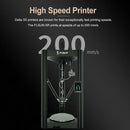 FLSUN SR Super Racer Delta 3D Printer 200mm/s High-Speed Printing Auto-Leveling High Precision DIY 3D Printer Kit Easy To Use