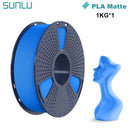 SUNLU 1KG PLA Matte 3D Printer Filament 1.75mm 1000g Spool (2.2lbs) Neatly Arranged No Knot Filament Fit Most FDM Printer