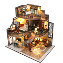 Cutebee Miniature Dollhous Japanese Style Doll House Accessories Furniture Miniatures Building Mini Wooden Roombox Toy Gift