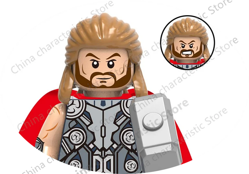 XH1290 Movie animation Thor Thunder blocks minifigure action figure education for children Toy building block gifts XH1275