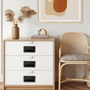 1/6pcs Drawer Concealed Folding Handle Cabinet Hidden Pull Zinc Alloy Black Flat Cupboard Handles Furniture Hardware Accessories