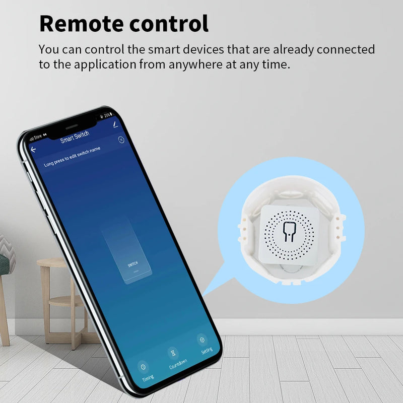 SIXWGH Tuya Zigbee Smart Home Automation Switch Breaker Work With Smart Gateway Smartlife App Control support Google Home Alexa