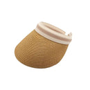 Summer Empty Straw Hat Beach Sunscreen Visor Cap UV Hats Caps Sun Woven Hat Hand Protection Brim Big Protection Sun
