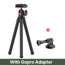 Ulanzi MT-11 Octopus Flexibles Stativ für Telefon SLR DSLR Gopro Kamera Stativ Ausziehbar 1/4'' Schraube mit Kugelkopf Cold Shoe Telefonclip