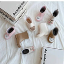 Toddler Kids Rain Boots Waterproof Non-Slip Children Rubber Shoe Cartoon Cute Bear Rabbit Boys Girl Baby Middle Tube Water Shoes