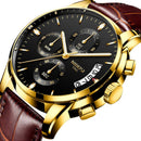 NIBOSI Watch Men Top Brand Luxury Blue Male Date Quartz Mens Watches Waterproof Sport Watch Clock Wristwatch Relogio Masculino