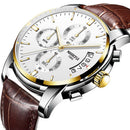 NIBOSI Watch Men Top Brand Luxury Blue Male Date Quartz Mens Watches Waterproof Sport Watch Clock Wristwatch Relogio Masculino
