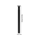 Livingandhome Height Metal Table Legs Furniture Accessories Anti-slip Black Iron Table Leg Round Metal Table Legs