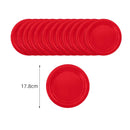 Solid Red Theme Birthday Party Supplies Disposable Dinnerware Paper Napkin Cup Plate Tablecloth Banner for Wedding Decoration