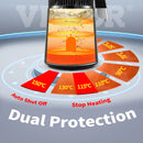 SucceBuy 4L Water Distiller Purifier Filter Dispenser Drinking Bottle Softener Temp Display Overheat Protection Home Appliance