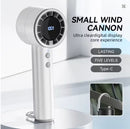 Small Fan Refrigeration Air Conditioner Portable Silent High-speed Led Display High Wind Power USB Charging Fan Handheld