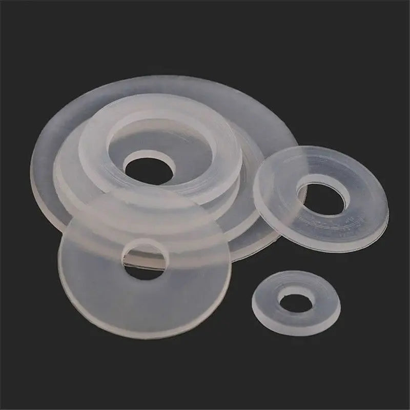 30/50/100pcs M3 M3.5 M4 M4 M5 M6 M8 M10 M14 M16 M18 M20 Plastic Nylon Flat Washer Plane Spacer Insulation Gasket Ring For Screw