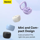 Baseus WM02 TWS Kabelloser Kopfhörer Bluetooth 5.3 Kopfhörer Headset True Wireless Earbuds für iPhone 13 Pro Max Freisprech-Ohrhörer