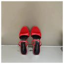 2025 Women's Summer New Fashion Square Toe Simple Solid Color Slippers Outdoor Peep Toe Casual Banquet Party Women Sandals Mujer