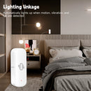 Tuya Smart Life Vibrationssensor ZigBee WiFi Tuya Sensor Monitor App-Steuerung Sicherheitsschutz Zigbee Sensor Bewegung Stoßalarm