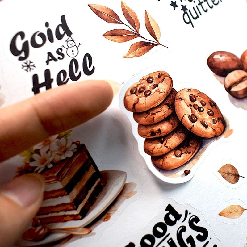 20 Sticker Books Ancient Aristocratic Architectural Patterns Retro Style Pre-cut Models Travel Character Patterns DIY Materials