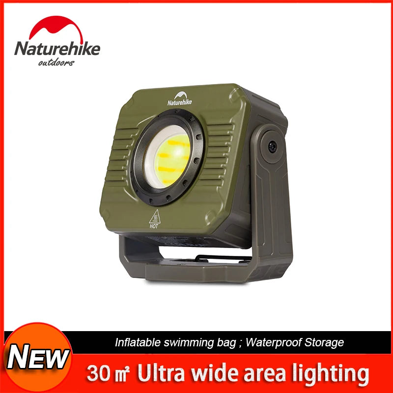 Naturehike Camping Lantern Long Lasting Outdoor Tent Lamp Ultra Bright Floodlight Portable Working Light Wide Area Lighting