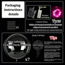 7 Led Luminous Transparent Balloons for Weddings, Birthdays, Bachelor Party (Battery Not Included) Valentine's Day, Anniversary