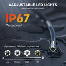 HD1080P Automotive Industrial Endoscope IP67 Waterproof 6.2mm Lens Pipe Sewer Inspection Tools Camera Borescope ANCEL AN301