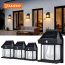 The Dusk Sentinel | Solar Motion-Activated Outdoor Wall Lights