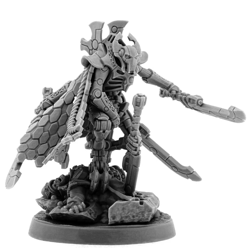 NECROCYBORG GENERAL GRIVUS, Space Warrior, Wargame Miniatures, Figure, Terrain and Bases, RPJ, TRPJ, Pathfinder, Infinity, Gamem