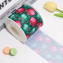 DIY Cartoon Happy New Year Merry Christmas Printed Grosgrain Ribbon For Craft Supplies Sewing Accessories 5 Yards. 86806