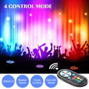 Fieryzeal 2PCS LED Par Light RGBW DMX Stage Flat Par Lighting Effect DJ Disco Party Bar Wedding Birthday Show Lights