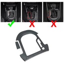 2pcs Car Carbon Fiber Centre Console Gear Shift Panel Cover Trims ABS Fit for Kia Forte GT GT-Line 2019 2020 2021 2022 2023