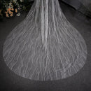 Korean Wedding Dress Pure White Long Luxury Large Veil Veil Headdress Fairy Long Trailing Bridal Veil