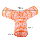 Cats Tunnel Foldable Pet Cat Toys Kitty Pet Training Interactive Fun Toy Tunnel Bored For Puppy Kitten Rabbit Play Tunnel Tube
