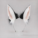 F42F Women Animal Wolf Ears Headdress Plush Hairband Furry  Headband Anime for Halloween Christmas Cosplay Accessories