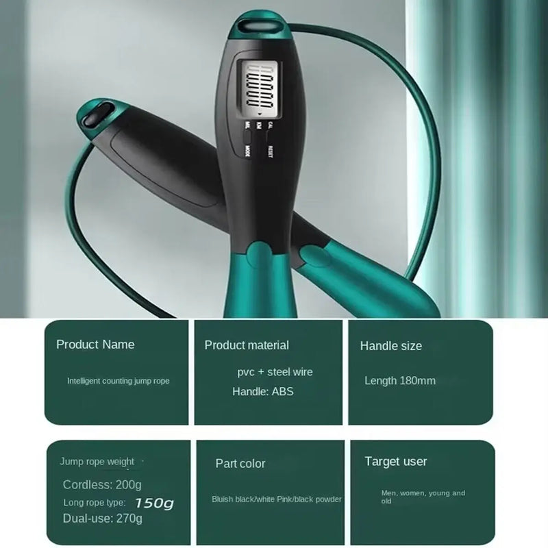 Cordless Jumping Ropeless Skipping Rope Fiess Jump