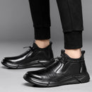Leder Wasserdichte Sicherheitsschuhe Herren Arbeits-Stahlkappen Männliche Unzerstörbare Sicherheitsstiefel Schutzschuhe Durchtrittsicher