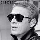 MIZHO Fashion luxury Retro Brand Pilot Glasses Driving Gradient Quality Sunglasses Polarized Men UV400 Male Shield Oculos de sol