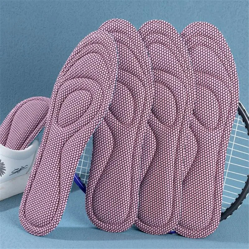 2Pcs Memory Foam Orthopedic Insoles for Shoes Antibacterial Deodorization Sweat Absorption Insert Sport Shoes Running Pads